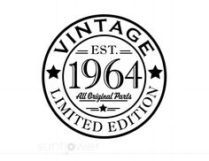 the logo for an old - fashioned label that reads,'vintage established in 1994 '