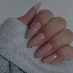 Classy Acrylic Nails, Cute Gel Nails, Oval Nails, Neutral Nails, Fire Nails, Pretty Acrylic Nails, Fancy Nails