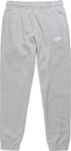 Nike Sportswear Club Fleece, Fleece Sweatpants, Mens Sweatpants, Nike Sportswear, Heather Gray, Heather Grey, Classic Style, Sweatpants, Elastic