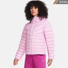 New Womens Nike Sportswear Down Fill Repel Hooded Puffer Jacket Cu-5094-680 Szxl Pink Down Outerwear For Outdoor, Sporty Puffer Jacket For Winter Outdoor Activities, Winter Windproof Track Jacket, Pink Hooded Puffer Jacket For Outdoor Activities, Sporty Down Outerwear For Outdoor Activities, Pink Nylon Hooded Jacket For Winter, Pink Puffer Jacket For Outdoor Activities, Pink Puffer Jacket For Winter Outdoor Activities, Pink Winter Puffer Jacket For Outdoor Activities