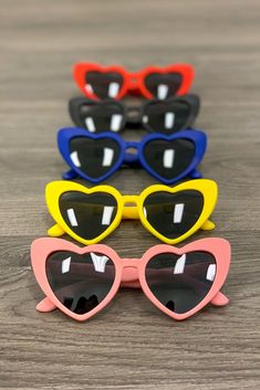 Heart Eye Sunnies - Many Colors!– Sparkle In Pink Cool Heart, Heart Eye, Sparkle In Pink, Heart Frame, Heart Eyes, These Girls, How To Know, Red Yellow, Blue Yellow