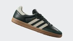 adidas Samba OG Shoes - Green | Free Shipping with adiClub | adidas US Outfits With Adidas, Samba Og Shoes, Adidas Samba Og, Indoor Soccer, Shoes Green, Adidas Original, 2024 Christmas, Soccer Training, Stay True