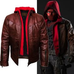 Step into the world of heroes and anti-heroes with our meticulously handcrafted Titans Season 3 Jason Todd Cosplay Costume! Perfect for Halloween, Carnival, or any cosplay event, this costume is designed to transform you into the infamous Red Hood with an authenticity that will leave fellow fans in awe. Crafted with precision and attention to detail, this costume is made from high-quality materials that ensure durability and comfort. The striking red outfit, made from a blend of premium fabrics, Jason Todd Costume, Jason Todd Suit, Cyberpunk Outerwear For Cosplay, Red Long Sleeve Cosplay Costume For Events, Superhero Cosplay Costume With Long Sleeves, Red Superhero Costume For Themed Events, Superhero Costume In Red For Comic-con, Superhero Red Costume For Comic-con, Red Superhero Costume For Comic-con