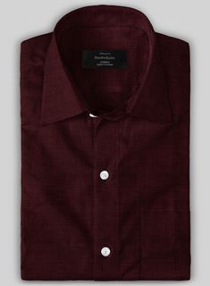 A chic, sophisticated addition to any formal wardrobe, our Filafil Poplene Burgundy Shirt will keep you looking your stylish best.  Engineered from pure cotton, the fil-a-fil poplene shirt in burgundy is a versatile piece that can be called upon for any occasion.  The Fil-a-fil or End-to-End fabric is woven with a white and different colored thread, to offer an irregular effect, the result is a fabric that from a distance, appears plain-colored but up close, features distinct contrast coloring.  Wear it as part of a tailored look or wear it with trousers and brogues for a smart take on off-duty look.   Click 'Customize Now' to modify the look if needed.   Pamper yourself, get this shirt made exclusively for you now! Burgundy Shirt, Rich Burgundy, Pamper Yourself, Look Your Best, Burgundy Color, Off Duty, Full Sleeve, Pure Cotton, Button Up