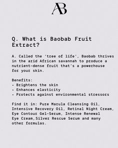 Baobab Fruit, African Botanics, Skincare Company, Baobab Oil, Eco Luxury, Marula Oil, Eye Contour, Cleansing Oil, Skincare Products