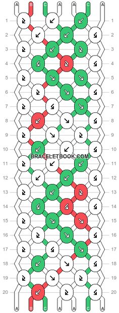 an image of the same pattern with different colors and numbers on each side, as well as