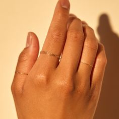 Hundred Summers Ring | Catbird Jewelry Gold Chain Ring, Catbird Jewelry, Middle Finger Ring, Afghan Dresses, Sweet Nothings, The Hundreds, Gifts For Wedding Party, Chain Ring, Beauty Shop