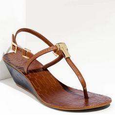 Brand New! Tory Burch Pauline Demi Wedge Leather Sandal In Brown! These Are Brand New, Only Flaw Is A Few Very Small Scuffs On The Black Wedge Part (Pictured)! Flaws Are From Being In Store, As These Have Never Been Worn! Women’s Size 9! Original $265 Brown Leather Slip-on Wedge Sandals, Brown Wedge Sandals With Heel Strap, Medium Width, Straw Wedge Sandals With Buckle Closure, Open Toe, Adjustable Brown Slip-on Wedge Sandals, Brown Wedge Sandals With 4-inch Heel, Black Wedge, Slingback Sandals, Leather Wedge Sandals, Tory Burch Shoes