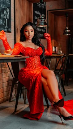 Faith Nketsi Dresses, Faith Nketsi Instagram, Red Matric Dance Dresses, Red Dress Photoshoot Ideas, Evening Dresses Elegant Glamour, Valentines Ball, Sparkly Party Dresses, Faith Nketsi