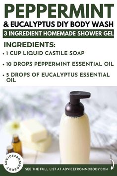 10 3-Ingredient DIY Body Washes For Luxurious Self-Care Body Wash To Smell Good, Aromatherapy Diy, Scented Body Wash