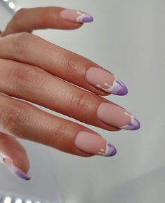 How the French Manicure Made Its Comeback - The New York Times French Tip With 2 Colors, Wavy French Manicure, Funky French Manicure, 2022 French Manicure, French Nail Inspiration, Modern French Manicure Trends, Fun French Nails, Colored French Manicure, Two Color French Tip Nails