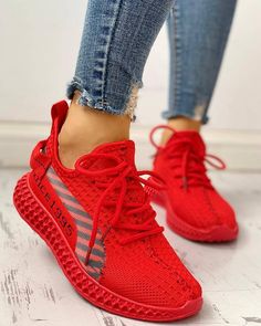 Sneakers Platform, Mesh Heels, Yeezy Sneakers, Bling Shoes, Womens Summer Shoes, White Shoes Women, Red Sneakers, Sneakers Women, Beige Shoes