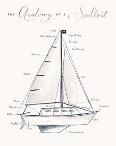 the anatomy of a sailboat