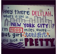 a notebook with writing on it that says, hey there is no new york city