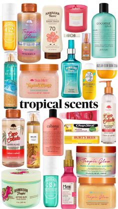 how to smell tropical Shower Skin Care, Body Smells, Perfect Skin Care Routine, Summer Scent, Pretty Skin Care, Summer Skin, Skin Care Items, Pretty Skin, Bath And Body Care