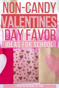 valentine's non-candy ideas What Is Valentine, Kids Treat Bags, Valentines Day Crafts For Preschoolers, Goodie Bag Ideas, Straw Valentine, Day Date Ideas, Valentines Day Coloring Page, Working Mom Life