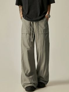 These Wide-Leg Linen Drawstring Lounge Pants offer a relaxed and comfortable fit, perfect for lounging or casual wear. With their airy and lightweight fabric, they provide breathability and ease of movement. Stay stylish and comfortable in these versatile pants. model: 174cm 61kg L material: nylon 100% Pants Model, Versatile Pants, Lounge Pants, Leg Pants, Quick Dry, Wide Leg Pants, Casual Wear, Comfort Fit, Wide Leg