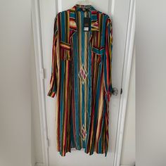 New Lucky&Blessed Womens Sz L Striped Aztec Maxi Beach Shirt Dress Long Sleeve New Condition With Tags, No Flaws. Maxi Shirt Dress 2 Front Pockets And 2 Side Pockets Size Large. Striped Aztec Maxi Beach Shirt Dress Long Sleeve. Black Velvet Dress Short, Mustard Yellow Midi Dress, Beige Sweater Dress, Vertical Striped Shirt, Shirt Dress Long Sleeve, Velvet Dress Short, Shirt Dress Long, Black Fringe Dress, Black Dress With Pockets