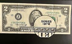 an old one dollar bill with the word series 1971 on it's back side