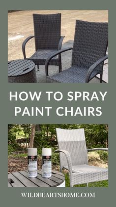 the diy modern outdoor chair is painted white