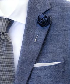 You should indigo ahead and pin our Mystery Flower Pin to your tuxedo. Otherwise, you won't match your date, which is downright unforgivable – and that's putting it lightly. Flower Lapel, Flower Lapel Pin, Navy Flowers, Date Dresses, Cream Flowers, Vanilla Cream, Sock Shop, Flower Pins, Silver Pieces