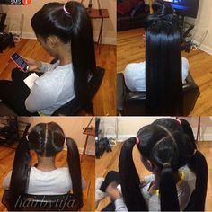 20 Vixen Sew In Weave Installs We Are Totally Feeling On Pinterest [Gallery] Versatile Sew In, High Ponytail, Hair Laid, Sew In, Love Hair, Full Lace Wig