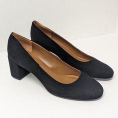 Margaux The Heel Pumps For Women In Excellent, Like-New Condition. Ships In The Original Shoe Box. - Block Heel - 2.5" Heel - Suede Upper Black Pumps Heels, Heel Pumps, Shoe Box, Women's Pumps, Pumps Heels, Black Suede, Shoes Women Heels, Block Heels, The Original