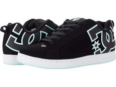 Streetwear Skate Shoes With Embossed Logo, Casual Skate Shoes For Streetwear, Modern Skate Shoes With Contrast Sole For Skateboarding, Fade-resistant Round Toe Sneakers For Skateboarding, Sporty Fade-resistant Sneakers For Skateboarding, Fade-resistant Synthetic Skate Shoes For Streetwear, Modern Cushioned Skate Shoes For Streetwear, Dc Court Graffik, Dc Shoes Women