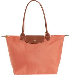 Longchamp Large Le Pliage Tote | Nordstrom Classic Nylon Shoulder Bag For Shopping, Classic Nylon Shopping Bags, Waterproof Shopping Tote Bag, Waterproof Tote Bag For Shopping, Functional Bags With Snap Closure, Classic Everyday Waterproof Bags, Classic Waterproof Everyday Bags, Waterproof Shoulder Bag For Everyday Use, Casual Work Bags With Snap Closure