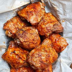 the meat is cooked and ready to be put in the oven on the foil wrapper