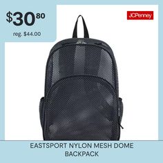 Feel confident and stylish this season sporting around this unique, fashionable Mesh backpack. With its lightweight design, durable construction, and fashion forward styling, this bag will surely not disappoint and facilitate all your needs anywhere you go!Included: 1 Backpack(s)Closure Type: ZipperPocket Types: 4 Exterior Zip Pocket(s)Pockets: 1 Outside Zipper Pocket, 2 Side Water Bottle PocketsMeasurements: 12 Width/Inches, 17.25 Depth/Inches, 6 Height/InchesBase Material: 100% Polyvinyl Chlo… Everyday Black Mesh Backpack, Casual Mesh Backpack For Daily Use, Black Backpack For Everyday Summer Use, Black Summer Backpack For Everyday Use, Mesh Bags For Everyday Use And Back To School, Casual Mesh Backpack For Back To School, Nylon Backpack For Sports And Back To School, Sports Nylon Backpack For Back To School, Black Summer Standard Backpack