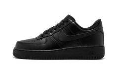 Women Air Force 1 '07 315115 038 Nike Air Force Black, Womens Air Force 1, Buy Nike Shoes, Nike Air Force One, Force One, Stadium Goods, Loafer Sneakers, Nike Womens, Triple Black