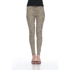 Add a statement to your everyday casual look with these Printed Leggings by White Mark. Made from a spandex and polyester blend, these leggings are comfortable and soft against the skin. Size: One Size.  Color: Brown.  Gender: female.  Age Group: adult. Womens Printed Leggings, Leopard Print Leggings, Thermal Leggings, Performance Leggings, White Mark, Denim Leggings, Womens Fleece, Active Women, Printed Leggings