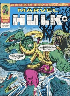 the cover to marvel hulk comic book