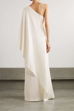 White Clutch, Minimal Style, Outfit Style, White Silk, Minimal Fashion, Heeled Sandals, Long Maxi Dress, Couture Fashion, Net A Porter