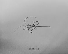 a black and white photo with the name saturn written in cursive writing on it