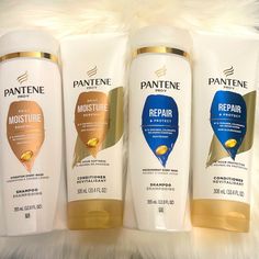 Pantene Shampoo And Conditioner - Daily Moisture Renewal. The Shampoo Is 355 Ml 12.0 Fl Oz Doesn’t Have Any Parabens, Colorants Or Harsh Stripping. Conditioner Is 308 Ml 10.4 Fl Oz And Will Not Weigh Down Hair. Is Supposed To Hydrate And Revitalize. Pantene Shampoo And Conditioner - Repair & Protect. The Shampoo Is 355 Ml 12.0 Fl Oz Doesn’t Have Any Parabens, Colorants Or Harsh Stripping. Conditioner Is 308 Ml 10.4 Fl Oz And Will Not Weigh Down Hair. Is Supposed To Transform Damaged Hair Into He Pantene Shampoo And Conditioner, Pantene Shampoo, Hair Maintenance, Washing Hair, Shampoos, Hair Shampoo, Damaged Hair, Shampoo And Conditioner, Healthy Hair