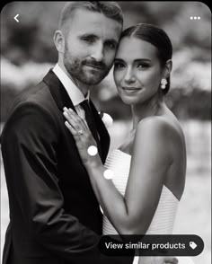 black and white photograph of a bride and groom