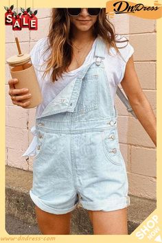 Simple Denim Romper Vintage Cat Eye Glasses, Denim Romper, Pragmatic Play, Sleeved Romper, Long Sleeve Romper, Denim Jumpsuit, Lantern Sleeves, Wide Leg Jumpsuit, Womens Fashion Trends