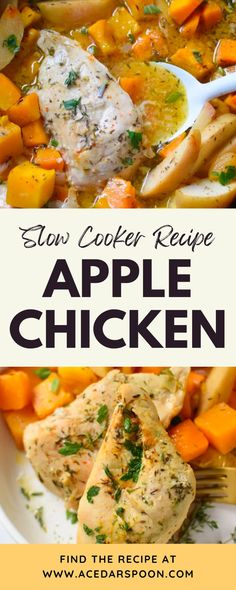 the recipe for slow cooker recipe apple chicken