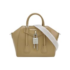 Givenchy Antigona Lock Mini Beige Smooth Leather Top Handle bag with Strap These are professional photos of the actual bag offered by Luxbags. The addition of the lock and lowered strap elevates a classic design, the Givenchy Antigona, with an edge. Expertly crafted from smooth leather, the Givenchy Antigona Lock Mini Top Handle bag in beige color is your modern guide on how to dress to look professional and edgy. Size: Mini;Dimensions:;Width: 22cm;Height: 18.5cm;Depth: 12cm;;Accessory: Removabl Mini Top Handle Bag, Jacques Fath, Givenchy Antigona, Structured Shoulder, Julien Macdonald, Professional Photos, Dior Vintage, Mini Top, Cate Blanchett