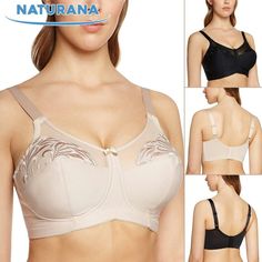 #ad Top Rated Naturana Full Cup Side Support Bra 86954 Rrp ?40.00 Black or Beige Skin, Fashion Bra Beige Skin, Fashion Bra, Support Bra, Soft Cup Bra, Support Bras, Soft Cup, Bra Styles, Top Rated, Siding