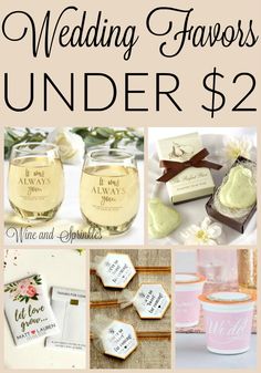 the wedding favors under $ 2