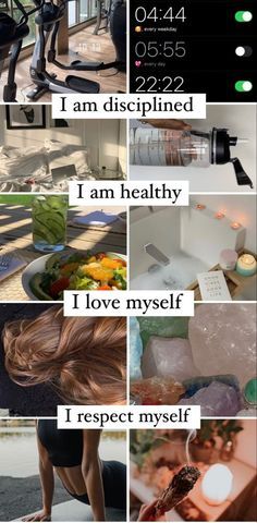 Respect Myself, I Am Healthy, Studera Motivation, I Love Myself, Trening Fitness, Life Vision Board, Vision Board Affirmations