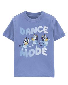 Your kiddo can dance all day with his favorite pups! Bluey Birthday Party, Toddler Boy Tops, Baby Boy Tops, Baby Nursery Neutral, Bluey Birthday, Cars Tees, Baby Basics, Tween Outfits, Cool Graphic Tees