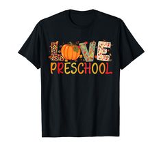 PRICES MAY VARY. Love Preschool Happy Fall Y'all Autumn Teacher Student Back To School T Shirt Gift For Men, Women, Mom, Dad, Boy, Kids, Girl And Who Love Autumn Love Preschool Happy Fall Thanksgiving Women Preschool Teacher Shirt For A Favorite Teacher, Mom, Mother, Aunt, Auntie To Celebrate Thanksgiving Party, Family Thanksgiving Dinner Lightweight, Classic fit, Double-needle sleeve and bottom hem Pumpkins Kindergarten, Teachers Thanksgiving, Preschool Teacher Shirts, Preschool Shirts, Love Autumn, Preschool Teacher, Teacher Favorite Things, Teacher Tshirts, Happy Fall