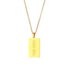 Looking for a piece of jewelry that truly reflects your individuality? Look no further than our 2023 Individuality Message Tarot Necklace Pendant. The trendy square pendant design is unlike anything else you'll find on the market, making it the perfect statement piece for anyone who wants to stand out from the crowd. Unique Design: The square pendant design sets this necklace apart, adding a touch of individuality to your style. High-Quality Materials: Crafted from high-quality 316L stainless st Tarot Necklace, Letter Model, Party Necklace, Classic Necklace, Square Pendant, Collars For Women, Geometric Pendant, Engraved Necklace, Pendant Design