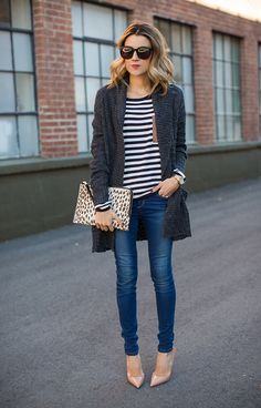 stripes + fawn. Trendy Striped Hem Tops For Fall, Trendy Fall Tops With Striped Hem, Trendy Vertical Stripes Tops For Fall, Fall Tops With Contrast Stripes, Casual Fall Tops With Striped Hem, Fall Horizontal Stripe Relaxed Fit Tops, Trendy Oversized Tops With Vertical Stripes, Trendy Horizontal Stripe Top For Fall, Fall Horizontal Stripe Pattern Top For Layering