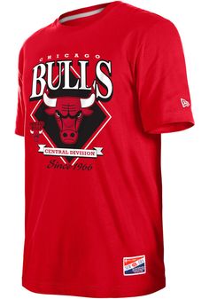 Show off your team pride in this Chicago Bulls Red THROWBACK Short Sleeve T Shirt! This Chicago Short Sleeve Tee features a screenprint team graphic on center chest. Make sure everyone knows you root for the Bulls with this Red Chicago T Shirt. Go Bulls! Officially Licensed, Screen printed team graphics, Unisex, Comfy material, Imported, Fit: True to Size, 100% COTTON, Machine washable, 4 Throwback Sports Tops With Screen Print, Team-colored Casual Top With Moisture-wicking, Casual Team-colored Top With Moisture-wicking, Casual Moisture-wicking Team-colored Top, Casual University Red Top With Graphic Print, Red Throwback Style Top With Graphic Print, Casual Jersey Tops With Team Logo, Red Throwback Style College Tops, Throwback Red Tops For Sports Events