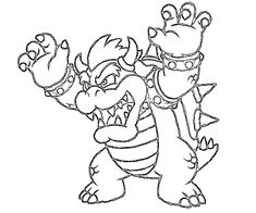 Bowser Coloring Pages, Bowser Jr, King Koopa, Super Mario Coloring Pages, Lion Coloring Pages, Mario Coloring Pages, Jr Art, Princess Coloring Pages, Princess Coloring